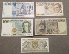 Lotto banconote italiane usato  Roma