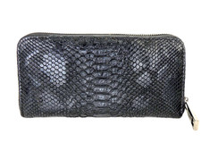 Wallet black snakeskin for sale  LIVERPOOL