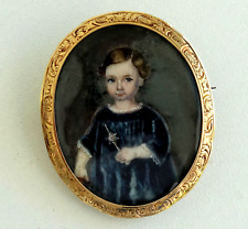 Miniature portrait enfant d'occasion  Bollwiller