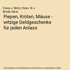 Piepen kröten mäuse gebraucht kaufen  Trebbin