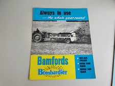 Bamfords uttotexer bombardier for sale  LOUTH