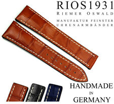 RIOS1931 20mm feito à mão Alemanha para Omega pulseira de relógio com fecho implantador 20/18 comprar usado  Enviando para Brazil