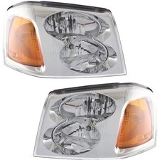 Faróis laterais de motorista e passageiro para GMC Envoy 2002-2009 halogênio com lâmpadas comprar usado  Enviando para Brazil