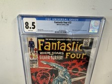 Páginas brancas FANTASTIC FOUR #72 (Marvel) CGC 8.5 muito finas plus SURFISTA PRATA, usado comprar usado  Enviando para Brazil