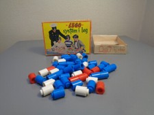 LEGO MURSTEN DINAMARCA VINTAGE DÉCADA DE 1950 CONJUNTO DE TIJOLOS REDONDOS 1222 ULTRA RARO MUITO BOM ESTADO NA CAIXA comprar usado  Enviando para Brazil