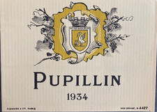 Etiquette vin ancienne d'occasion  Saint-Perdon