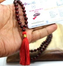 Colar rosário raro certificado de sândalo vermelho Mala 108 + 1 contas hindu japa ioga comprar usado  Enviando para Brazil