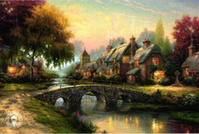 Thomas kinkade cobblestone for sale  Ocean Springs
