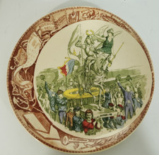 Ancienne assiette parlante d'occasion  France