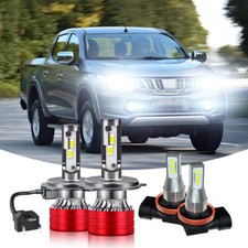 Usado, Lâmpada de neblina feixe alto/lo 4x farol de LED para Mitsubishi L200 2008-2019 comprar usado  Enviando para Brazil