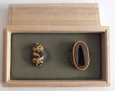 Fuchi kashira drachen gebraucht kaufen  Bornheim