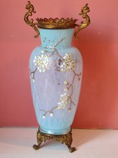 Vase bleu opaline d'occasion  Châteauroux