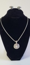 Silver tone neckless for sale  Advance