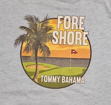 Camiseta masculina Tommy Bahama Lg lite cor azul-petróleo estampa golfe Fore Shore manga curta  comprar usado  Enviando para Brazil