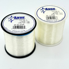 Lote de linha de pesca monofilamento Ande Premium – 6 lb e 8 lb transparente, quase completo comprar usado  Enviando para Brazil