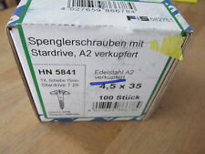 Edelstahl spenglerschrauben 5x gebraucht kaufen  Lotte