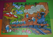 Ancien puzzle schtroumpfs d'occasion  Aix-en-Provence-
