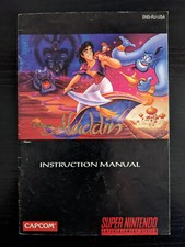 SNES Disney´s Aladdin Instruction Booklet Super Nintendo Manual Super NES comprar usado  Enviando para Brazil
