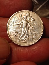 Lire 1911 argento usato  Roma