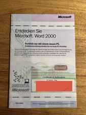 Microsoft word 2000 gebraucht kaufen  Halle