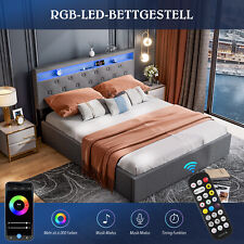 Led polsterbett stauraumbett gebraucht kaufen  Deutschland