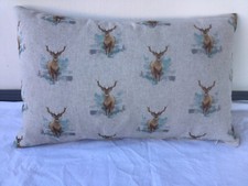 Stag bolster cushion for sale  IMMINGHAM