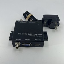 Usado, Adaptador de vídeo coaxial HDTV conversor TVI CVI e AHD para CVBS e VGA HDMI funciona comprar usado  Enviando para Brazil
