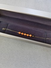 Pulseira de ágata vermelha natural do sul 18k comprar usado  Enviando para Brazil