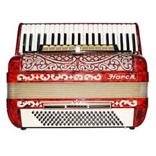 Acordeão para piano Horch Deluxe tamanho completo feito na Alemanha novo estojo de alças 2152 comprar usado  Enviando para Brazil