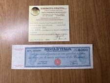 Banconota lire 5000 usato  Beinasco