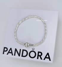 NOVO 100% Genuíno 925 Redondo PANDORA Fecho Torcido Pulseira Corrente de Cobra 593757C00 comprar usado  Enviando para Brazil