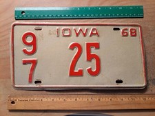 License plates iowa for sale  San Diego