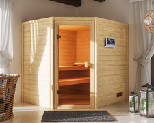 Massivholzsauna heimsauna inne gebraucht kaufen  Bremen