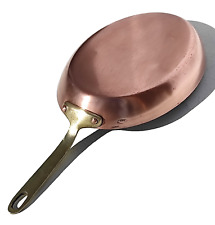 Frigideira oval de cobre vintage francesa 10,4 polegadas Dehillerin Paris forro de estanho 2 lb comprar usado  Enviando para Brazil