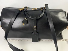 Bolsa de viagem CELINE Boston/de couro preta com etiqueta de bagagem chave de trava em excelente estado usado com certificado de autenticidade, usado comprar usado  Enviando para Brazil