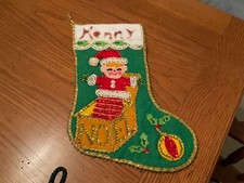 Vintage christmas stocking for sale  Overland Park