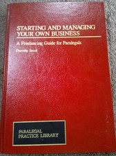 Starting and Managing Your Own Business: A Freelancing Guide for Paralegals ... segunda mano  Embacar hacia Mexico