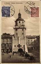 Ak Lublin Polska, Brama Krakowska, Hotel Centralny - 10978126 na sprzedaż  Wysyłka do Poland