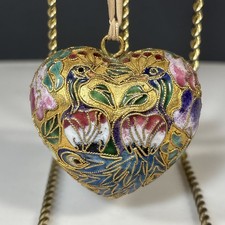 Cloisonne heart ornament for sale  Jacksonville