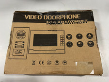 Kit de interfone de telefone porta vídeo com fio 7" com interfone bidirecional para 3 apartamentos, usado comprar usado  Enviando para Brazil