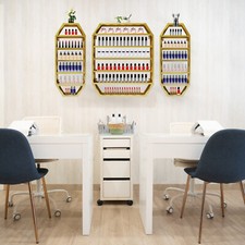Organizador de esmalte suporte de parede rack suporte de exibição armazenamento de óleo essencial prateleira, usado comprar usado  Enviando para Brazil