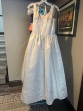 Vestido Tiffany Marfim Mocha Meninas Florista NOVO SEM ETIQUETAS VENDA tamanho 12 comprar usado  Enviando para Brazil