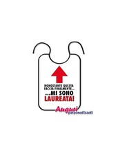 Bavaglione faccia laureata usato  Italia