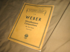 Weber miscellaneous compositio for sale  ALTRINCHAM