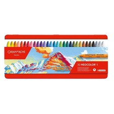 Pastéis de cera resistentes à água Caran D'ache Neocolor I 30 cores 7000,33 NOVO comprar usado  Enviando para Brazil