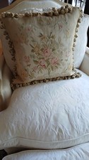 Silk ivory needlepoint for sale  Magee