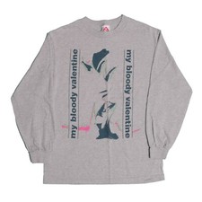 Camiseta My Bloody Valentine manga longa planador Shoegaze Slowdive Tour boxy EUA média, usado comprar usado  Enviando para Brazil