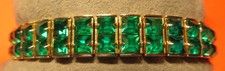 Bracelet gourmette strass d'occasion  France