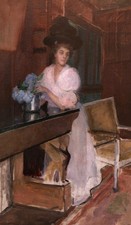 Tableau femme scène d'occasion Tableau femme scène d'occasion  Paris IX