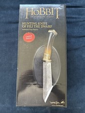 Faca de caça WETA senhor dos anéis de Fili, o anão comprar usado  Enviando para Brazil